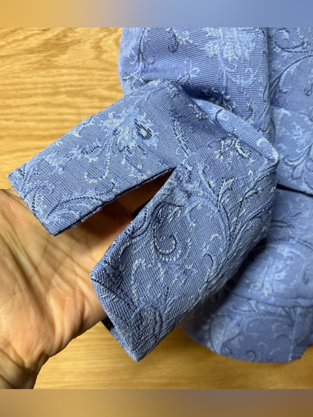 Emma James Lavender Paisley Jacquard Blazer Jacket - Picture 2 of 4